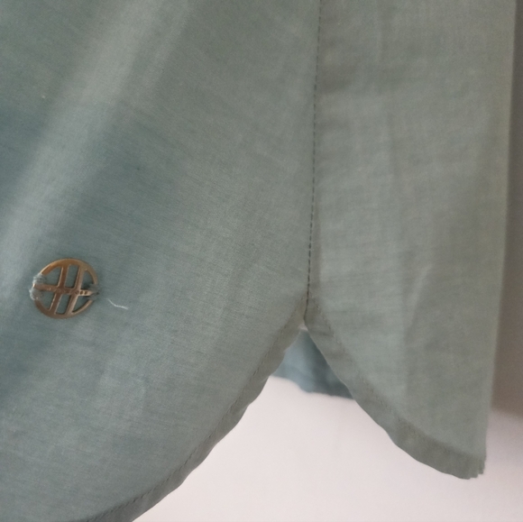Hugo Boss Mint Cotton Button Down Shirt - Picture 5 of 8